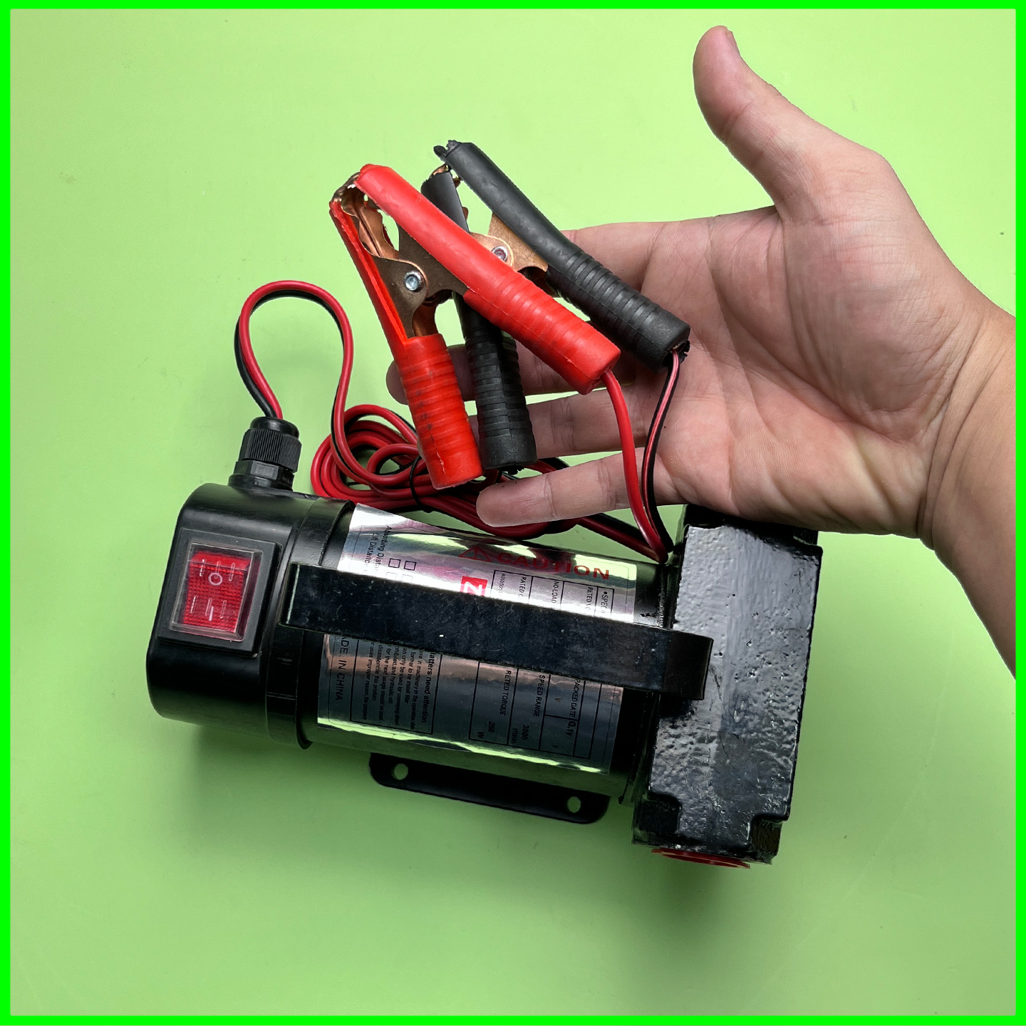 Bơm hút nhiên liệu xăng dầu 12-24V - Ảnh 2