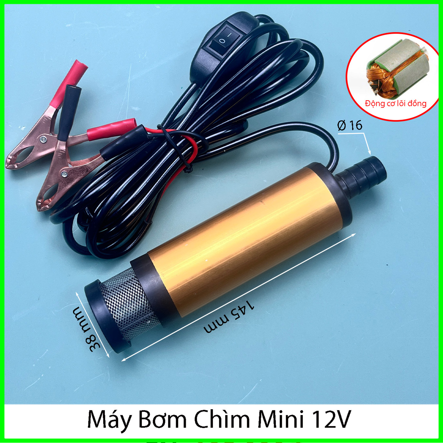Bơm chìm mini 12-24V - Ảnh 2