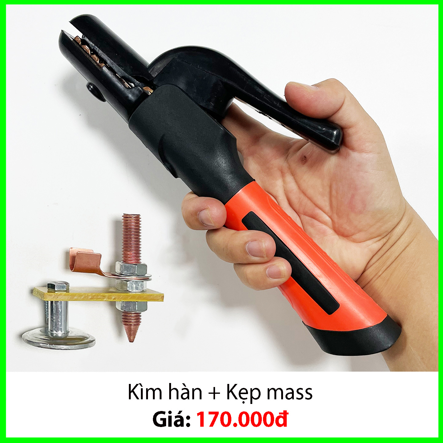 Bộ kìm hàn và kẹp mass cho máy hàn - Ảnh 2