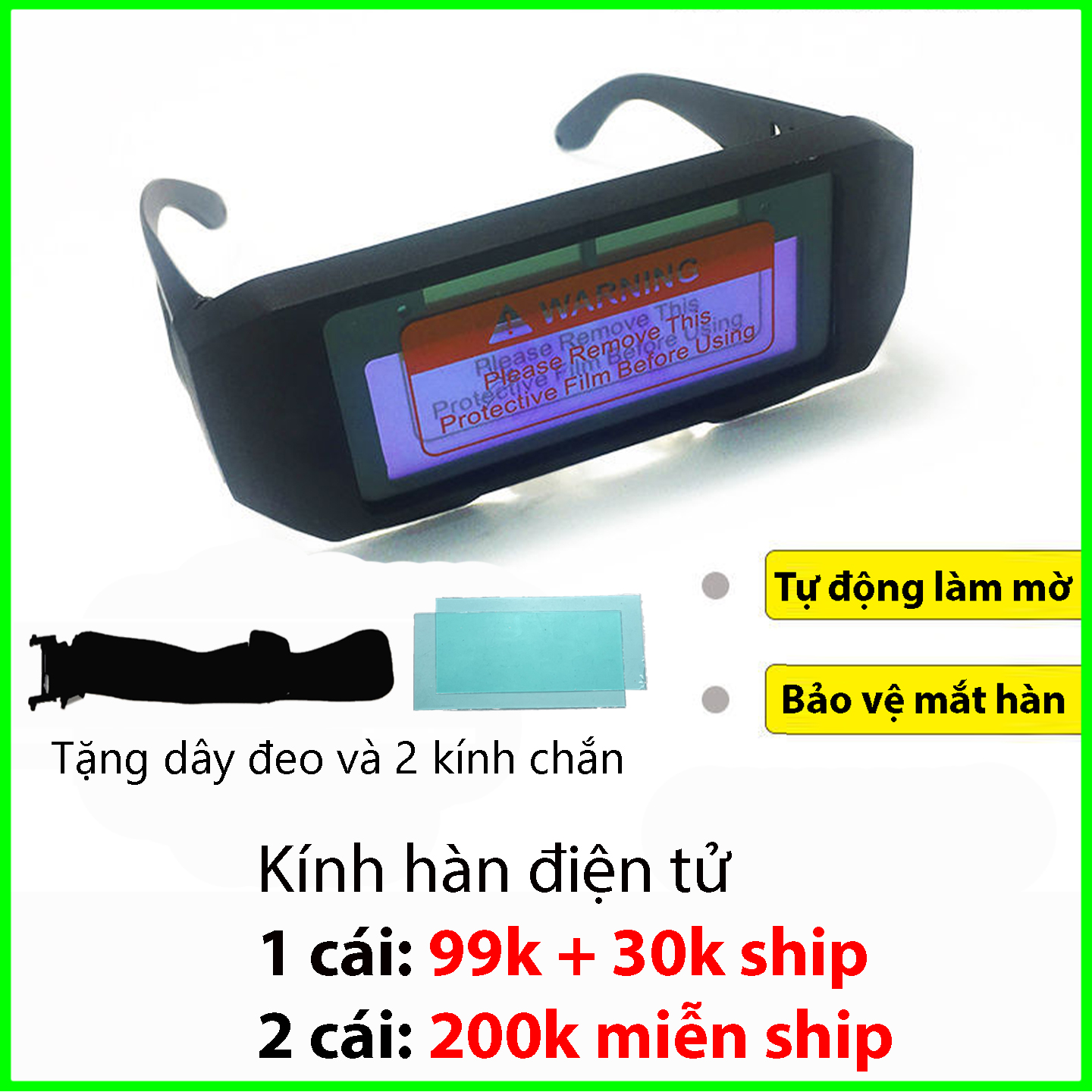 Kính hàn điện tử