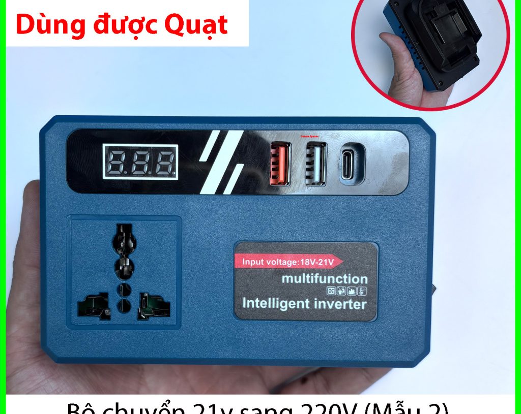Bộ Chuyển nguồn từ 21V sang 220V