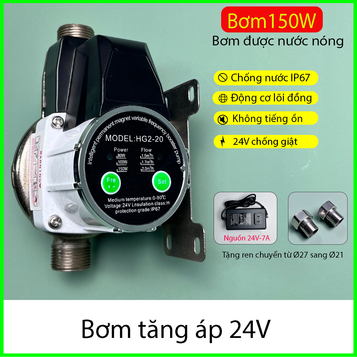 Bơm tăng áp 24V - Ảnh 14