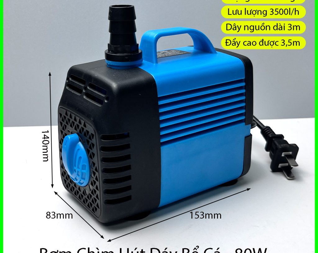 Bơm chìm hút đáy bể cá